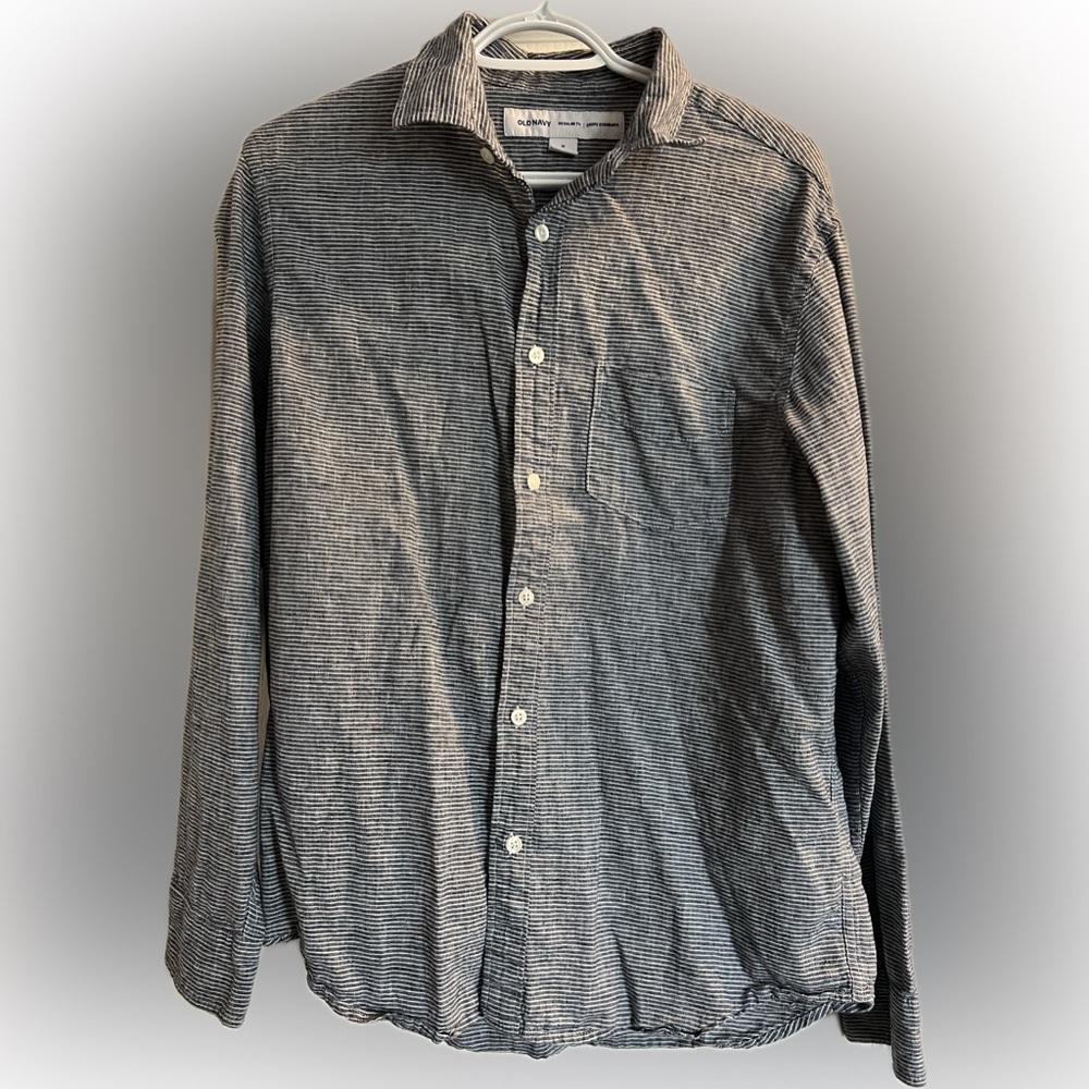 Old Nacy Striped Button-down Shirt